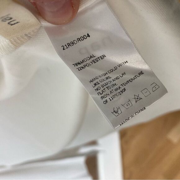 NAP Grecian white flowy angel like minimalistic laganlook maxi dress NWT medium - Picture 8 of 8